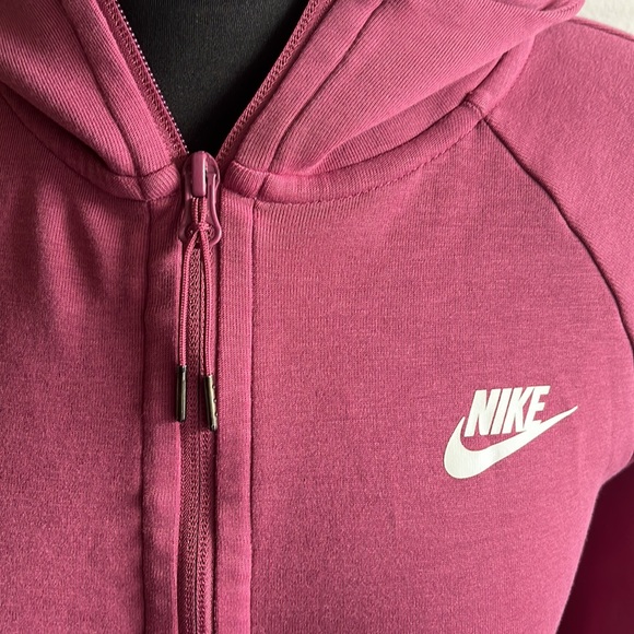 2/$25 Women’s Medium Nike track fleece sweater - Picture 2 of 9
